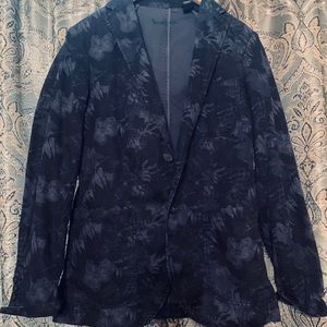 Mens Navy Jungle Desigual Blazer